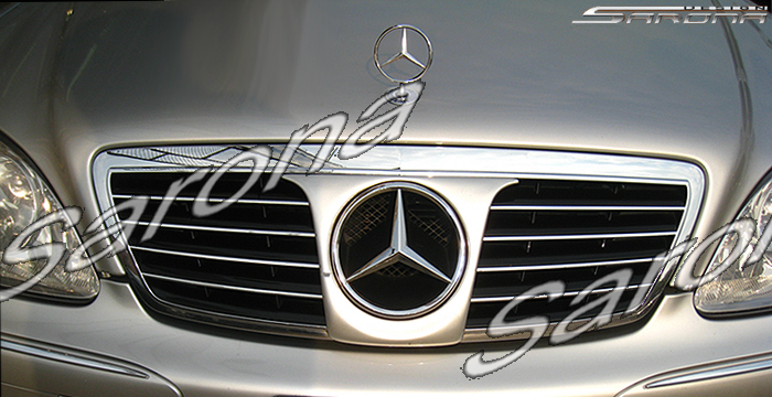 Custom Mercedes S Class  Sedan Grill (2003 - 2006) - $290.00 (Manufacturer Sarona, Part #MB-009-GR)